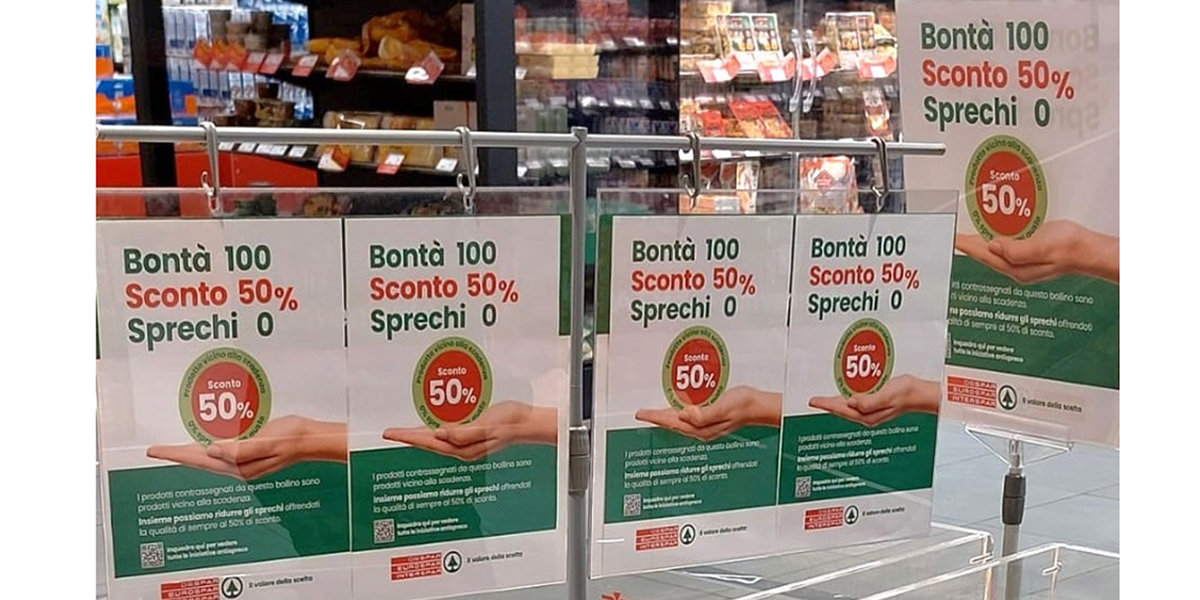 Despar combatte lo spreco: nel 2023 recuperate 1.400 tonnellate di alimenti